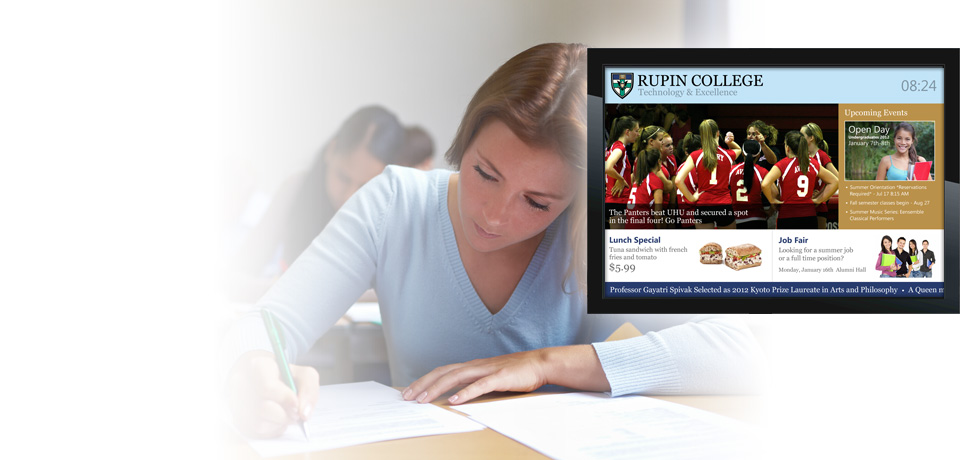 Education digital signage