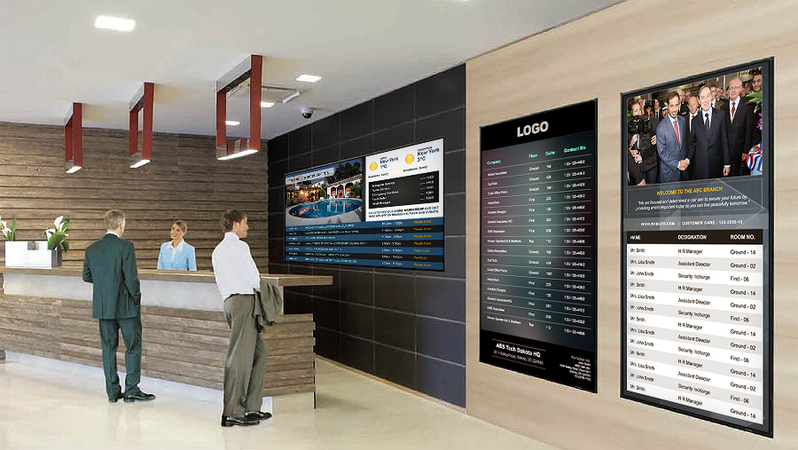 Digital signage for hotels