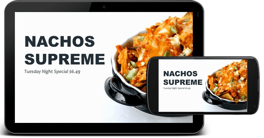 Android tablet digital signage