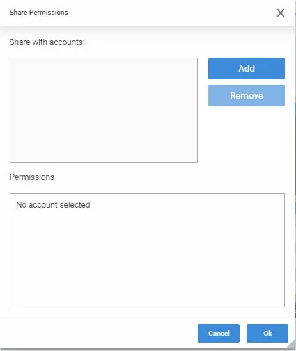 Share with account