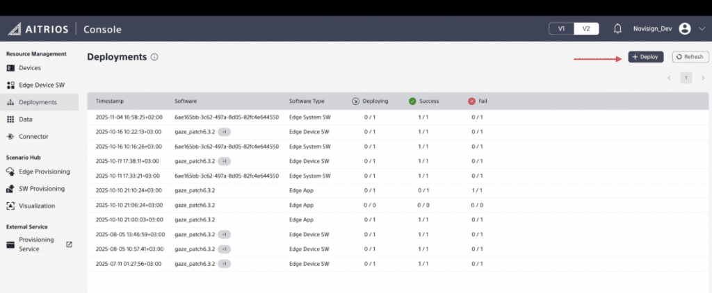 deploy edge app
