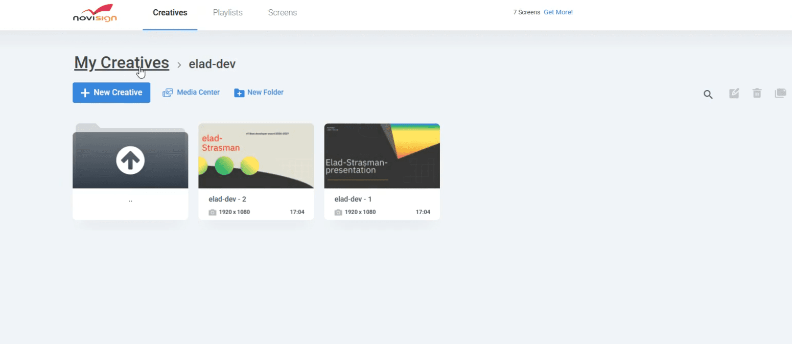 The system automatically converts each slide and updates the related playlist