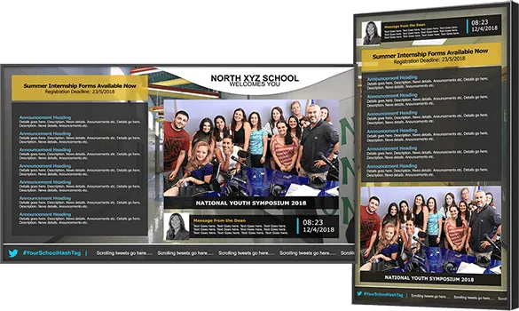 k12 digital signage