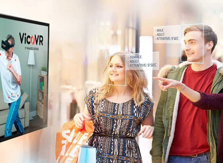 facial detection digital signage