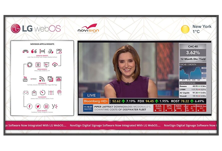 LG WebOS Digital Signage and NoviSign