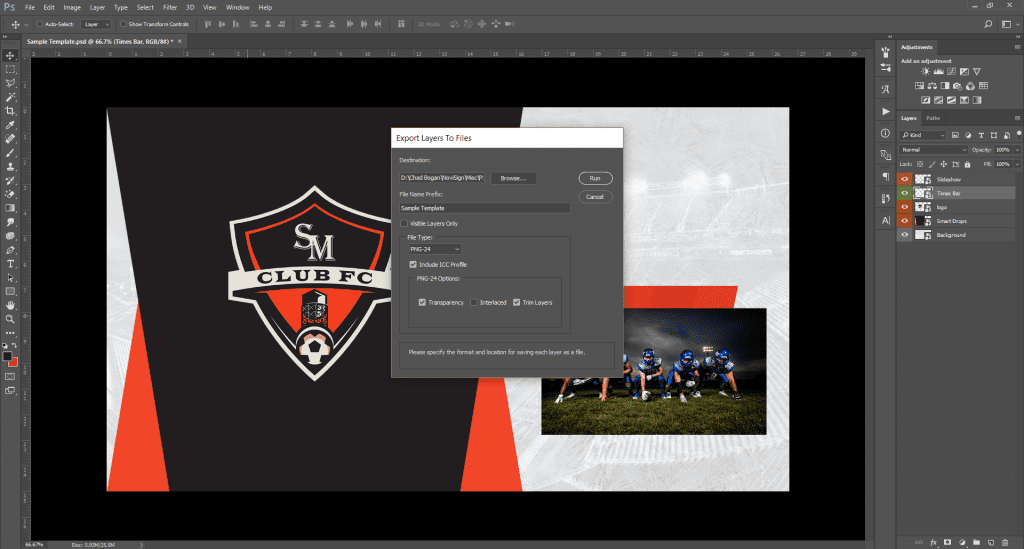 Digital Signage Photoshop