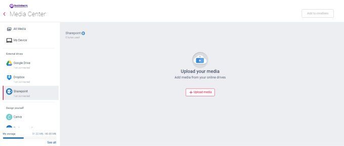Sharepoint in Media Center