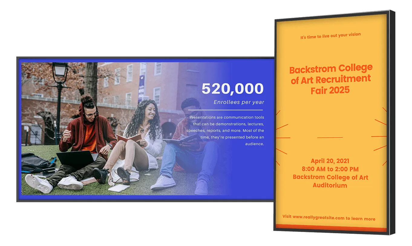 Education digital signage Education digital signage