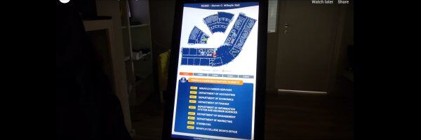 Touch Screen Campus Digital Signage