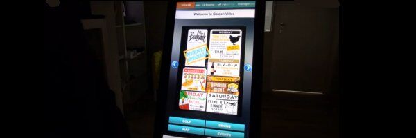 Touch Screen Digital Signage for Senior Living Communities