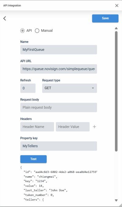 API queue integration
