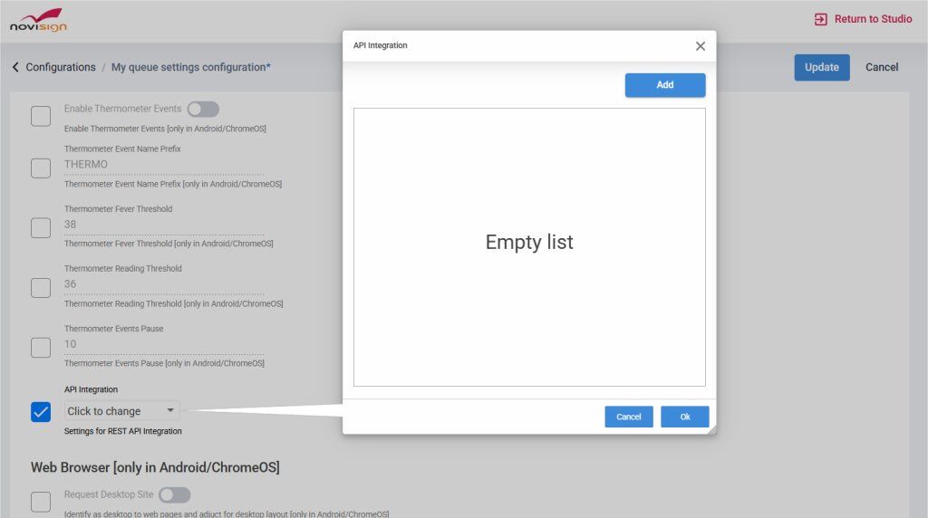 Configuration-API-settings