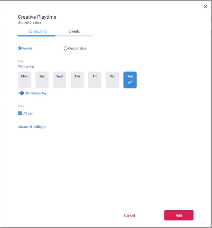 Scheduling 2.0 step1
