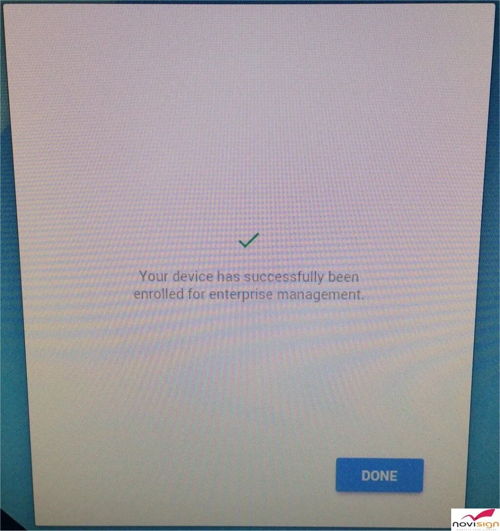 Chromebox after enrollment