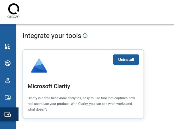 Microsoft Clarity integration
