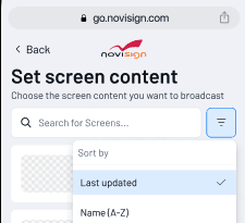 Quick Link search bar