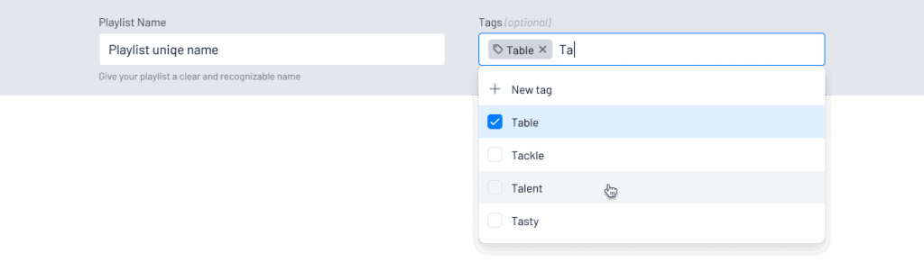 Adding tags