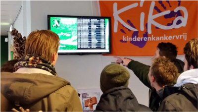 Digital signage at Alliance Soccer Club