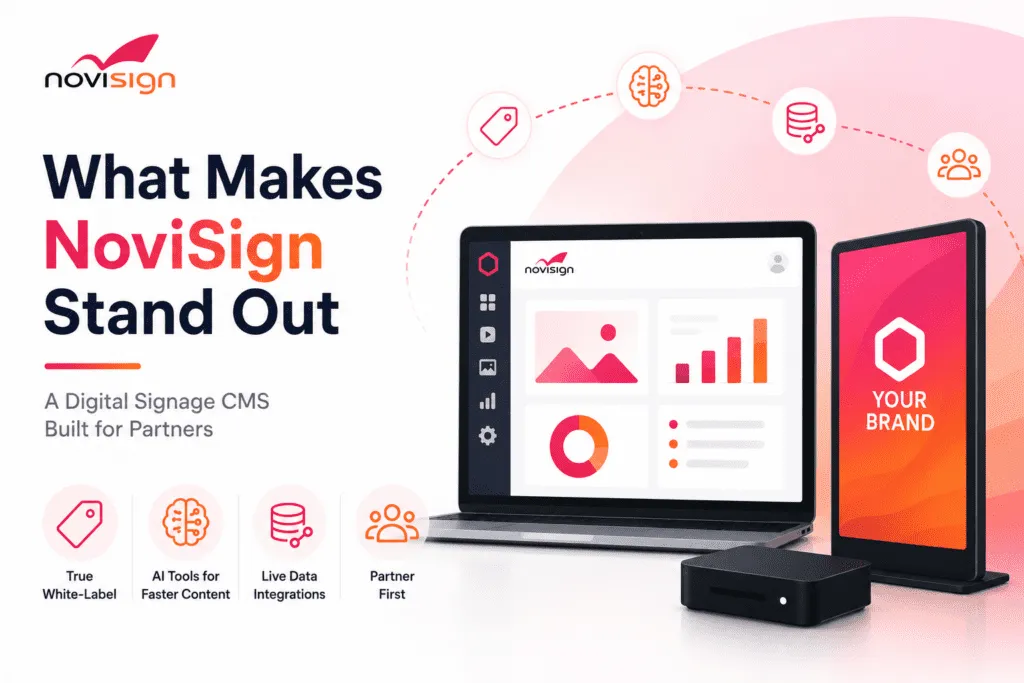 NoviSign stand out featured