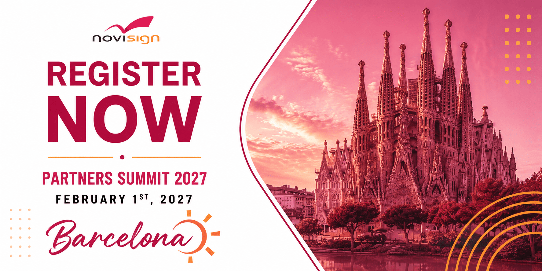 NoviSign EMEA Partner Summit 2027