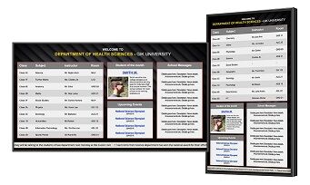 Digital Signage for schools