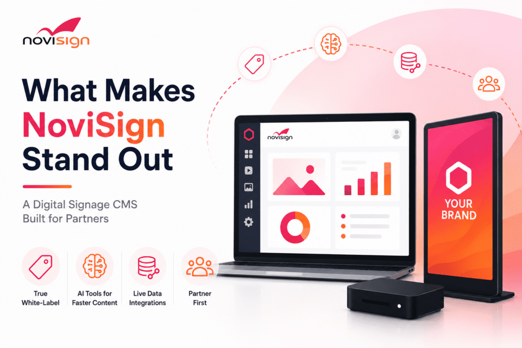 NoviSign stand out featured