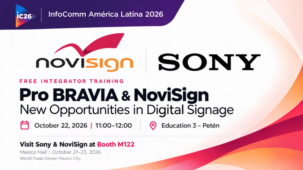 Sony NoviSign Infocomm image