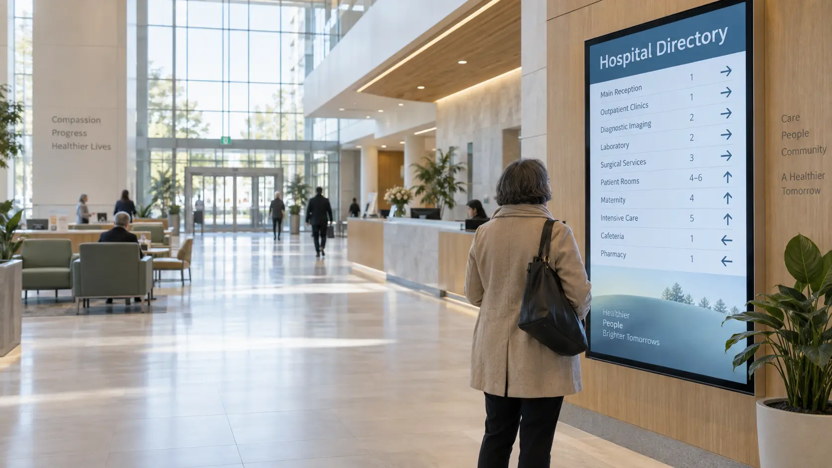 Hospital wayfinding hero image