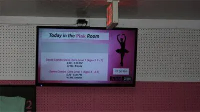 Digital signage at Simplicity Marketing Solutions studio