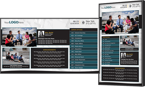 digital signage for schools digital signage for schools