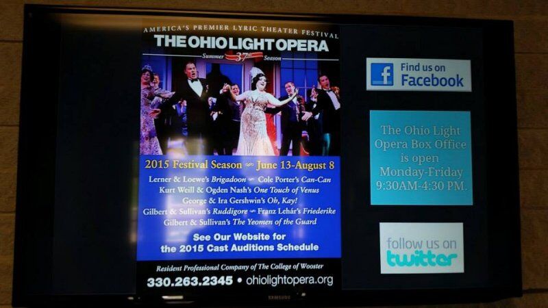 Westminster Presbyterian Church digital signage