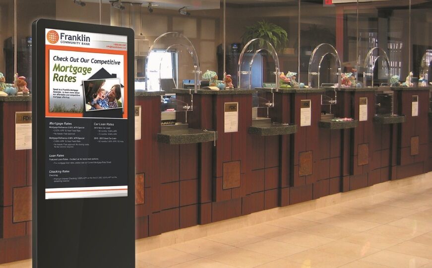 Digital kiosks for banks