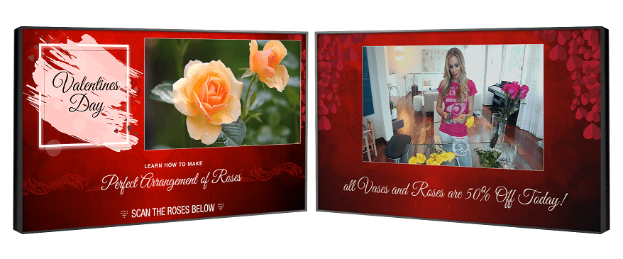 Valentine's Day digital signage Valentine's Day digital signage