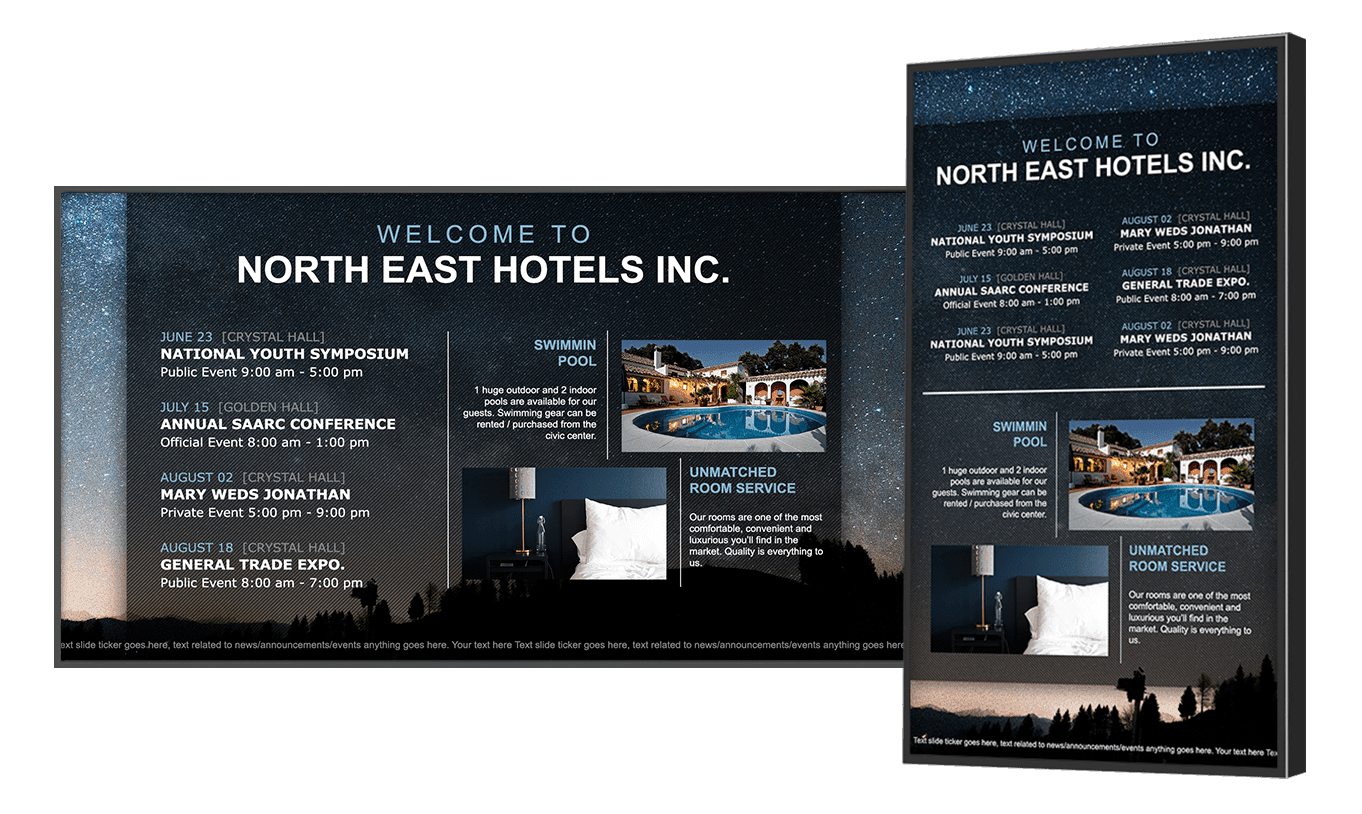 Hotel Digital Signage