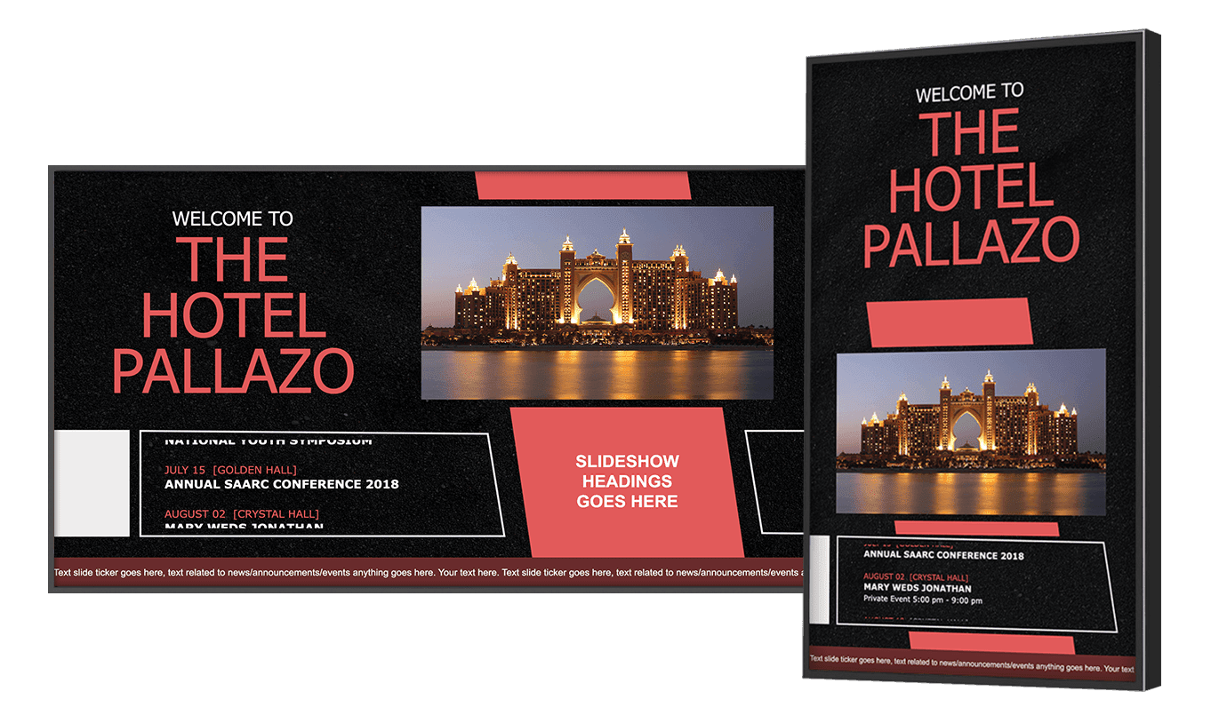 Resort Digital Signage