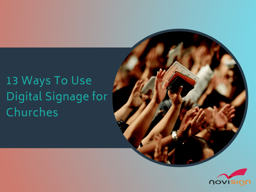 Digital signage for churches