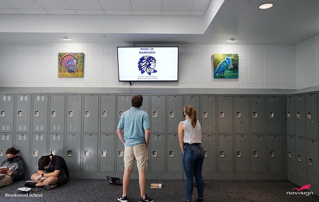 School digital signage