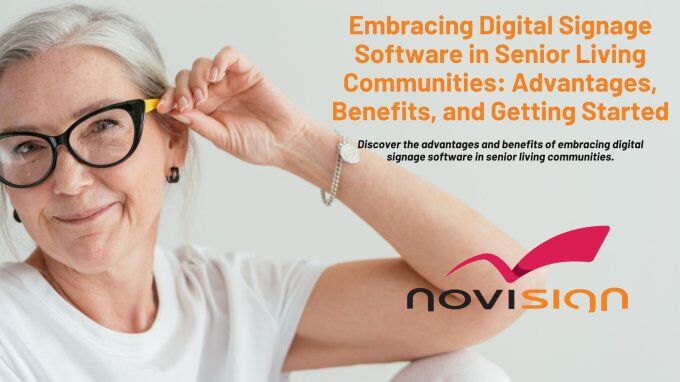 Digital Signage Software in Senior Living Communities