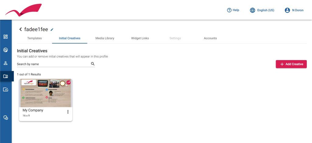 Flavor initial creatives