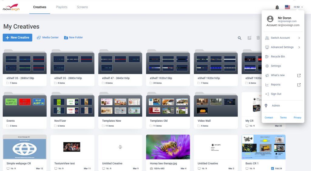 Switch account step1