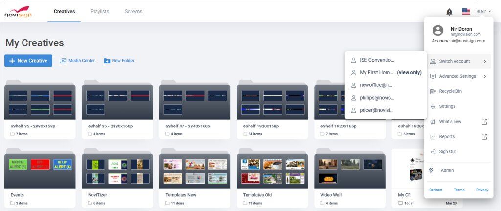 Switch account step2