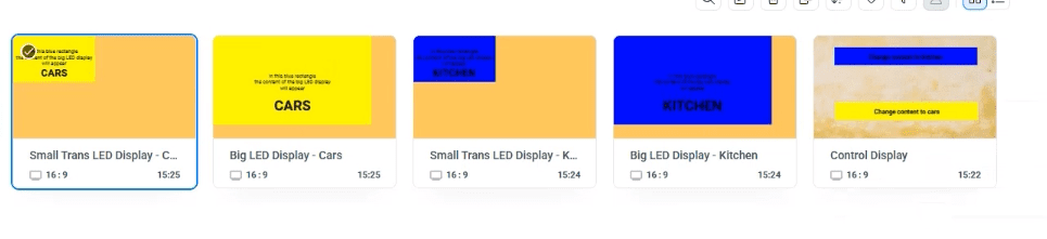 video wall content creation