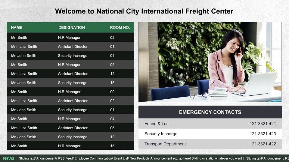 Corporate digital directory Corporate digital directory