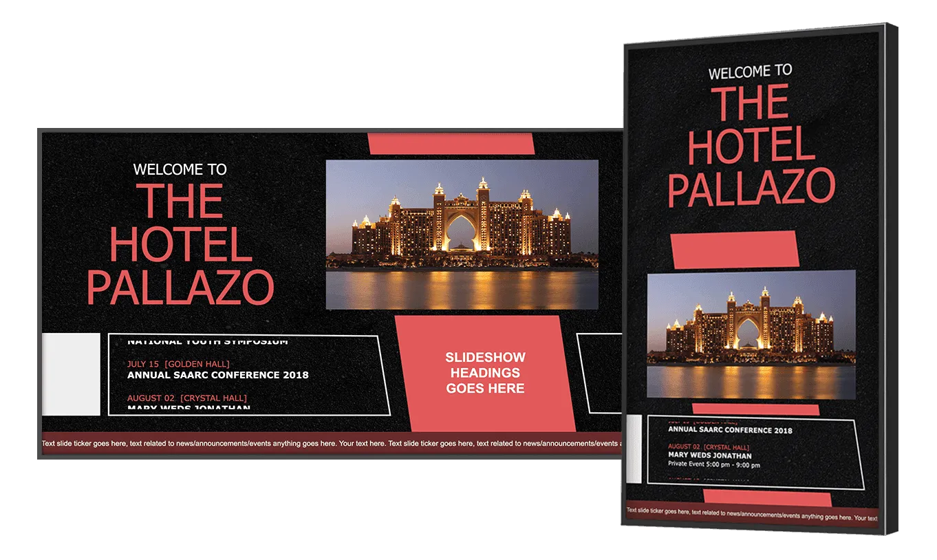 Resort Digital Signage