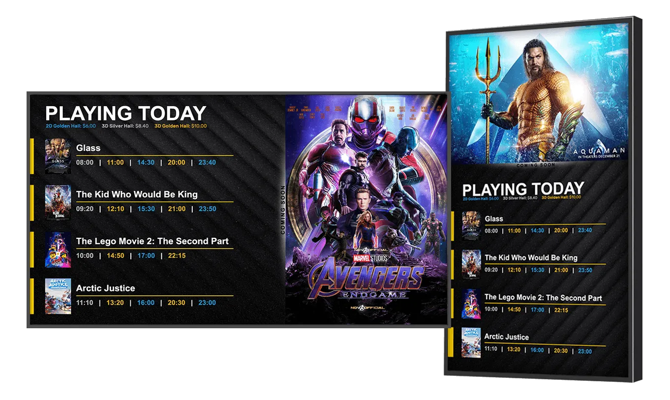 cinema digital signage cinema digital signage