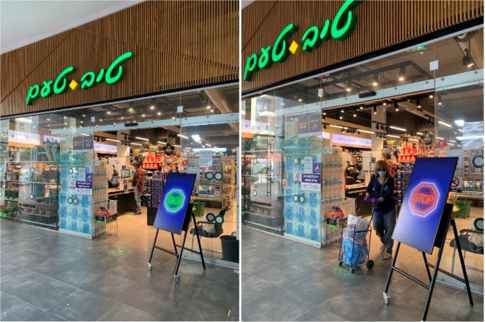 Retail traffic light for COVID-19 Retail traffic light for COVID-19