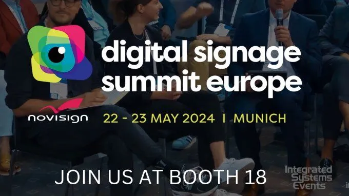 Digital Signage Summit Europe 2024 NoviSign