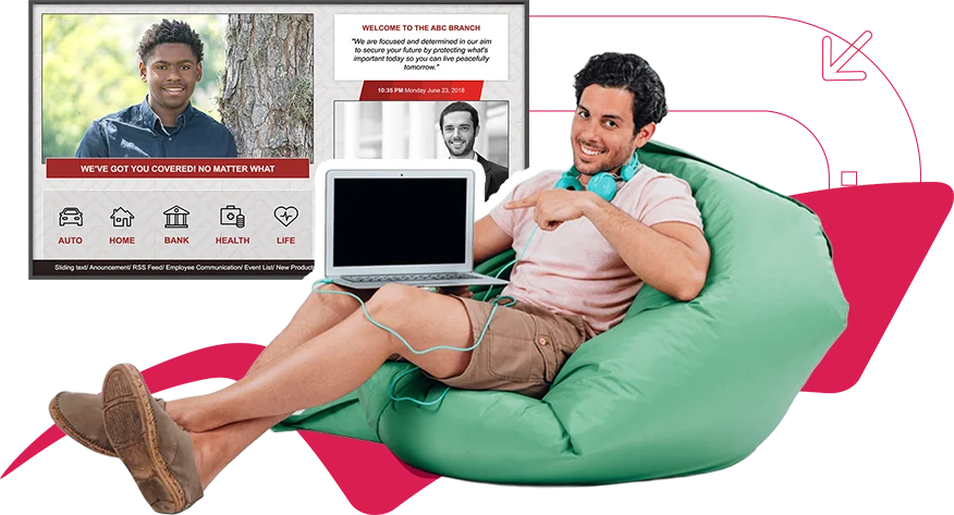 digital signage screen saver