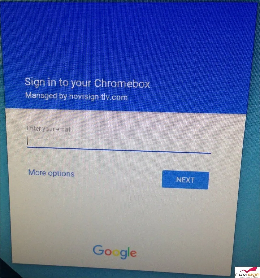 Chromebox managed device