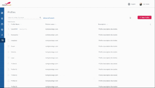 Admin 2.0 Profiles module animated